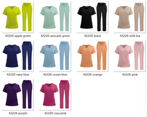 42228 Ropa Uniforme Médico Uniformes Medicos Hospital Beige Conjuntos De Uniformes Médicosuniformes Médicos Exclusivos Scrubs - Product Image 2