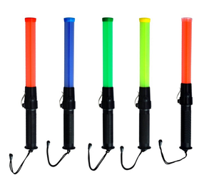 ABS 40cm Loại pin đường lệnh bãi đậu xe an toàn cảnh báo giao thông tín hiệu Thanh dẫn an toàn dùi cui với dây buộc - Product Image 3