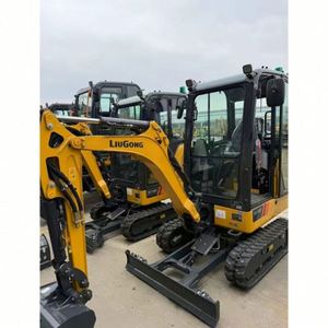 Miniexcavadora LiuGong 9018F de 1.9t con orugas retráctiles y giro de cola cero, excavadora pequeña para trabajos de jardinería y construcción - Product Image 2