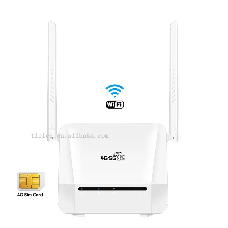 Bộ Định Tuyến Thẻ Sim 4G LTE Giá Rẻ Bộ Định Tuyến Không Dây 300Mbps Bộ Định Tuyến Thẻ Sim Pin 3000MAh Tại Nhà