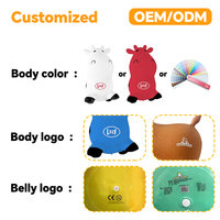 Jouet gonflable de haute qualité OEM ODM pour enfants avec pompe d'équilibre d'exercice en peluche pour les tout-petits