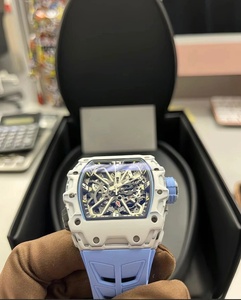 Top-quality Luxurious Diamond-<b>set</b> <b>square</b> Stainless Steel Watch Sapphire Crystal Dial Multi-functional Automatic Mechanical Watch - Product Image 1