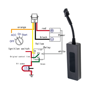 Мотоциклетное GPS-устройство с интеллектуальной защитой от угона, беспроводным управлением с ключа и мобильного телефона, контролем транспортного средства, защитой от потери и функцией позиционирования - Product Image 6