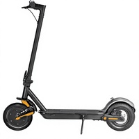 Trottinette électrique pliable pour adultes 350W 36V 13.5Ah Pneu de 10 pouces Double suspension Frein à disque Autonomie de 40-45 km 150 kg 30 km/h