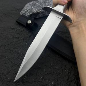 Cuchillo Bowie Watz de Acero Inoxidable con Mango de Plástico, Punta Recta, para Camping y Actividades al Aire Libre, Grosor de 3.9mm, Corte OEM - Product Image 3