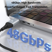 Câble HDMI à fibre optique ultra-rapide certifié HDMI, câble à fibre optique 48 Gbps 8K60Hz pour transmission sans perte sur longue distance