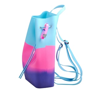 <b>Backpack</b> Colour Outdoor Sports/swimming/yoga/camping/trip Bag Rainbow Stylish Silicon Waterproof for Girls and <b>Children</b> Fashion - Product Image 5