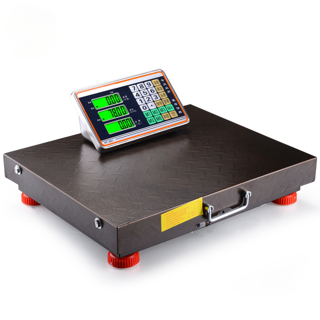 Wireless Industrial Weighing Scale 300kg 600kg Portable USB Stainless Steel with Backlight Function Weigh Floor Wight Flat Scale