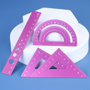 SUNSHING School Stationery <strong>Ruler</strong> <strong>Set</strong> <strong>Geometry</strong> <strong>Set</strong> Aluminum Alloy <strong>Geometry</strong> <strong>Math</strong> <strong>Ruler</strong> Tool <strong>Geometry</strong> Compasses Mathematical <strong>Set</strong> - Product Image 3