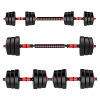 Vente flash Haltères réglables en ciment Feifanhongyu 10 kg-50 kg Ensemble de barres avec plaques de poids Équipement de musculation à domicile