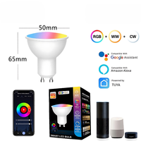 Ampoule Wifi Rgbrw Graffiti à commande vocale intelligente, économie d'énergie, E14/e27, lampe LED intelligente