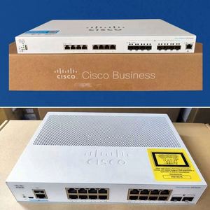 สวิตช์ CBS220-16P-2G-CN ของแท้ใหม่ 16 พอร์ต GE PoE 2x1G SFP พอร์ต Gigabit Uplink สวิตช์ CBS220-16P-2G สวิตช์ Cisco - Product Image 1