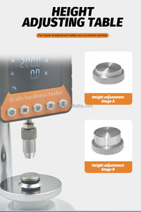 เครื่องทดสอบความแข็งของเมล็ดข้าวแบบดิจิตอลเครื่องวัดความเข้มของเส้นไหมมาตรวัดความเข้มของเมล็ดข้าวสาลีเครื่องวิเคราะห์อนุภาคฟีดข้าวข้าวสาลี - Product Image 5
