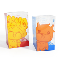 Boîtes d'emballage en plastique souple PET personnalisées imprimées, boîtes d'emballage en PVC pour jouets