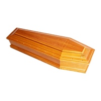 Ataúd Funerario Personalizable de Estilo Europeo, Certificado FSC, Ecológico, Directo de Fábrica