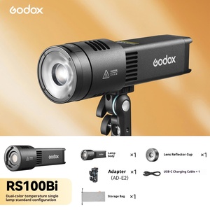 Luz LED <span class=keywords><strong>de</strong></span> Video a Todo Color Godox RS100Bi RS100R <span class=keywords><strong>de</strong></span> 100W, Iluminación Portátil para <span class=keywords><strong>Fotografía</strong></span> <span class=keywords><strong>de</strong></span> Estudio, YouTube y Vlogs - Product Image 3