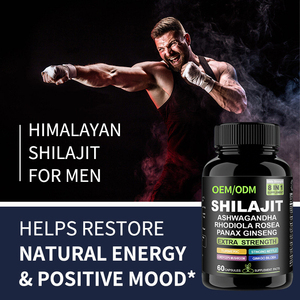 Capsule di Estratto Puro di Shilajit dell'Himalaya, Integratore Naturale a Base di Erbe con Supporto Antiossidante ed Energetico per Adulti, Certificato GMP - Product Image 3