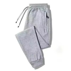 Pantalons décontractés, pantalons de survêtement, pantalons de sport à jambe large, pantalons longs droits pour hommes, conception personnalisée avec logo brodé OEM - Product Image 4