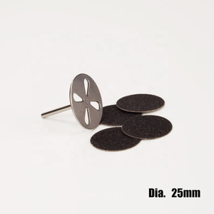 Entrega rápida Dia. Lima de pie de 15, 20 y 25mm, soporte de disco de lijado de acero inoxidable, disco Podo para taladro eléctrico - Product Image 4