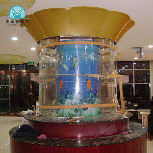 <span class=keywords><strong>Aquarium</strong></span> personnalisé en acrylique cylindrique de grande taille et de haute qualité, bon marché, ensemble <span class=keywords><strong>aquarium</strong></span> - Product Image 3