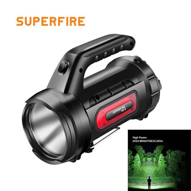 Powerful Rechargeable LED Tactical Flashlight for Outdoor Emergency Lighting Long Distance Hunting & Waterproof Searchlight