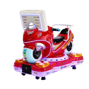 Phim hoạt hình vui nhộn trẻ em Rocking xe 11 inch HD màn hình đồng tiền hoạt động trẻ em đi xe máy đu với đèn - Product Image 1