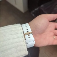 Tali Jam Tangan Silikon Sport 18mm untuk Garmin Venu 2S/3S Bahan Bernapas Tali Pengganti Pintar 10 Warna Logo Kustom Pin