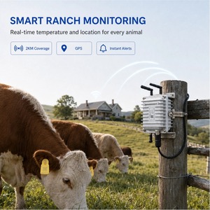 Etiqueta de Identificación GPS para Ganado con Tecnología IoT LoRaWAN de 3KM, Alarma de Temperatura Corporal y Geocerca para Sistemas de Ganadería Agrícola - Product Image 5