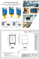 Modul Layar LCD TFT Polcd 2.8 inci 240*320 40 pin All Transmissive ST7789V MCU SPI RGB Interface