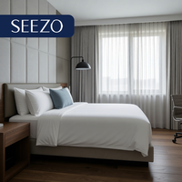 Ensemble de mobilier de chambre d'hôtel, meuble TV et bureau pour villa d'hôtel, mobilier d'hôtel économique à expédition rapide, mobilier d'hôtel modulaire, ensemble de chambre d'hôtel de style personnalisé