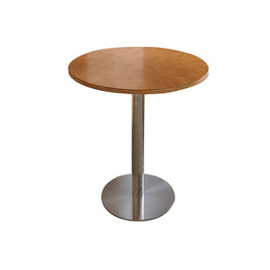 Table de salle à manger minimaliste de style bois de charpente, inspirée de l'océan, pour restaurant occidental, tables commerciales pliantes carrées couleur noyer - Product Image 6
