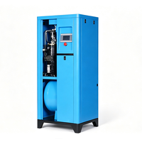 Compresseur d'air industriel portable à vis avec réservoir 4KW-11KW 5.5HP-15HP 220V/380V Refroidi par air Économe en énergie Silencieux pour peinture automatique par pulvérisation