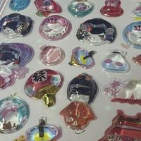 Pegatinas de Epoxi 3D con Diseño de Kimono Japonés, Pegatinas de Burbuja Kawaii para Álbumes de Recortes, Decoración de Tarjetas Kpop