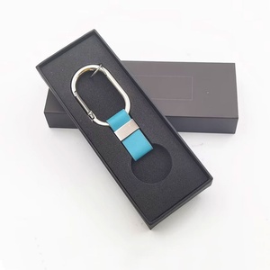 Fashion Business Gift Custom Eco-Friendly Durable Leather Keychain for Men Women Custom Logo Options-Car Key Strap Waist Wallet - Product Image 5