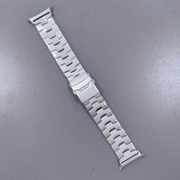 Bracelet de montre en titane de luxe pour galaxy Watch7 ultra Bracelet en métal à double fermoir pour Samsung Watch7 Ultra 47mm Bracelet en métal en titane