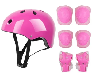 Enfants en bas âge professionnel 7 en 1 Sports de plein air protecteurs équipements vélo Scooters utilisation de sécurité Skate Board <span class=keywords><strong>casque</strong></span> engrenages - Product Image 5