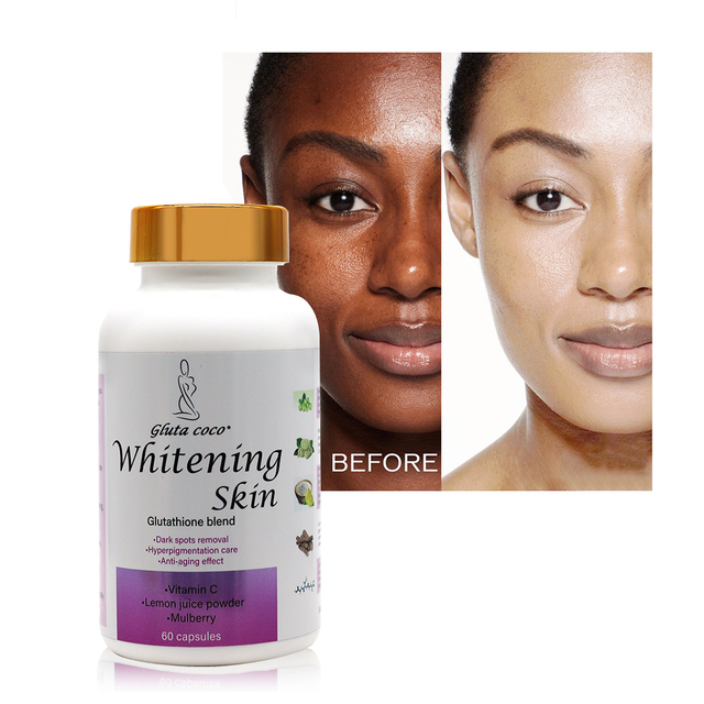 OEM Brand Customised Skin Care Products Vitamin C Skin Whitening Pills Glutathione Capsule Remove Dark Whitening Capsules