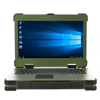 Ordinateur portable industriel robuste de 15,6 pouces, Intel I7 9750H, GTX1650, carte graphique dédiée, 16 Go de RAM, 512 Go de SSD, 1920x1080, Windows 10
