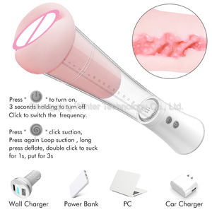 Tasse de masturbation ABS TPE vibrateur haute performance fonctionnement silencieux équipement de <span class=keywords><strong>massage</strong></span> personnel à usage domestique - Product Image 3