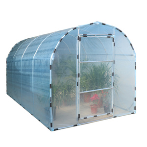 <span class=keywords><strong>Invernadero</strong></span> Túnel Vegetal <span class=keywords><strong>Casero</strong></span> Grande y Avanzado, Túnel Individual con Capas Dobles de <span class=keywords><strong>PVC</strong></span>, Material de Policarbonato, Color Verde - Product Image 4