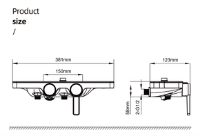 Ba-Chức Năng Nóng Và Lạnh Mưa Chrome Súng Màu Xám Vuông Massage Brass Phòng Tắm Treo Tường Đẩy Nút Tĩnh Nhiệt Vòi Hoa Sen Thiết Lập - Product Image 6