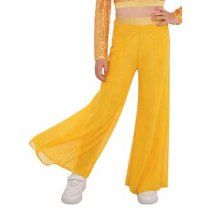 Traje de Danza Lírica para Niñas de 6 a 16 Años, Pantalones Anchos de Malla, para Presentaciones y Competiciones de Baile de Salón, Fabricante de Ropa de Danza - Product Image 5