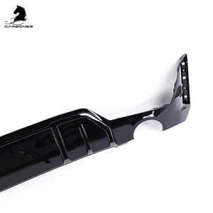 Difusor de labios de parachoques trasero de plástico ABS de 2 puntas difusor de tipo M340I de coche negro brillante para BMW G20 M Tech LCI <span class=keywords><strong>2022</strong></span> + - Product Image 6
