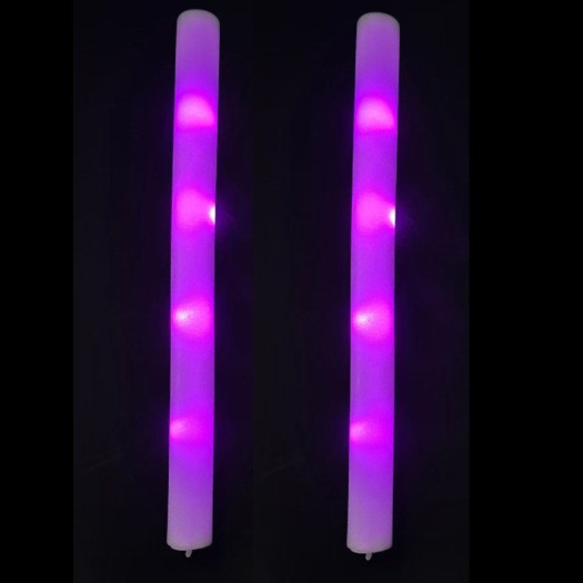Lámpara de polvo fluorescente en barra de esponja.