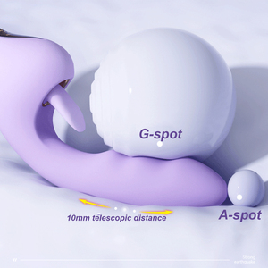 Juguete Sexual Realista, Vibrador para Parejas, Juguetes para Adultos con Movimiento de Empuje, Vibrador de Punto G, Estimulador de Clítoris, Impermeable - Product Image 3