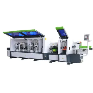 Rough and fine trimming with corner cabinet panel board automatic edge banding machine f200a