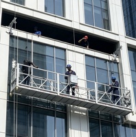 Plateforme en aluminium galvanisé ZLP630 ZLP800 ZLP1000, capacité de levage de 630, 800, 1000 kg, hauteur de levage supérieure à 10 m, solution globale pour la construction