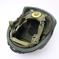 Casque tactique FAST High Cut modulaire avec rail latéral, fixation avant, suspension réglable, coque en UHMWPE pour entraînement en extérieur
