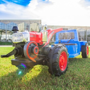 Voiture électrique pour enfants Samtoy Simulation 12V, batterie, 4 roues, conduite électrique, <span class=keywords><strong>tracteur</strong></span> à monter pour enfants - Product Image 6