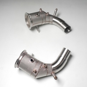 ท่อไอเสียสแตนเลส 304 ประสิทธิภาพสูง แบบตรง สำหรับ Porsche 911 992 3.0T ปี 2019-2021 พร้อมแผ่นกันความร้อน - Product Image 6